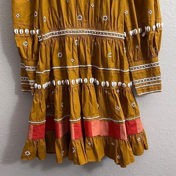 TUCKERNUCK Ulla Johnson yellow mini dress size 2 - Picture 11 of 16